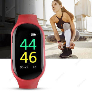 2 In 1 Smart Watch with Bluetooth Earphone - AI Heart Rate Monitor Smart Wristband Long Time Standby Sport Watch