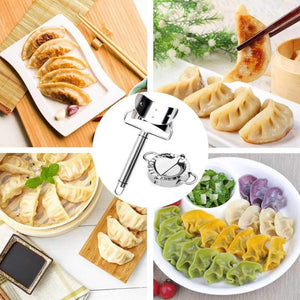 Dumpling Mould Set of 2pcs - DIY Mold Wrapper Cutter Making Machine Cooking Pastry Kitchen Tools Maker Device