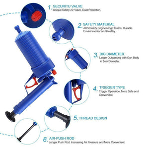 CLEANER GUN : HIGH PRESSURE TOILET PLUNGER [2020 AIR POWER UPGRADE]